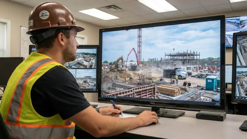 construction site surveillance cameras